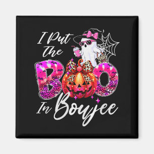 Ich habe das Boo in Boujee Süßer Leopard Boujie Ge Magnet