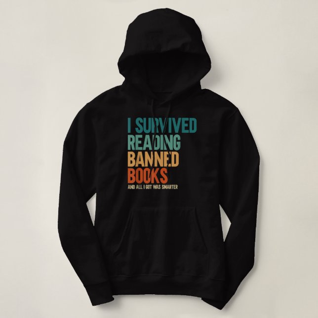 Ich habe das Buch "Verbotene Bücher" über Bookaho  Hoodie (Design vorne)