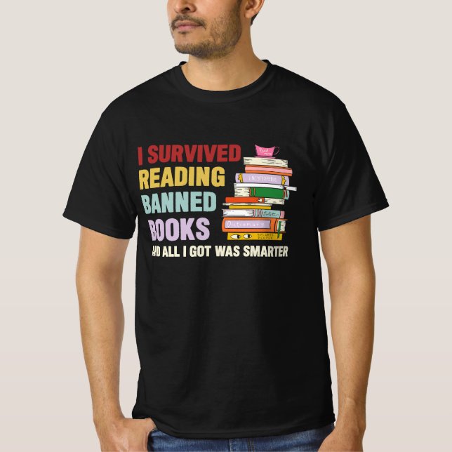 Ich habe das Buch "Verbotene Bücher" über Bookaho  T-Shirt (Vorderseite)
