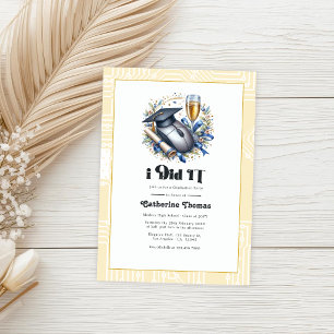 Ich habe das Foto der IT-Computer-Science-Graduati Einladung