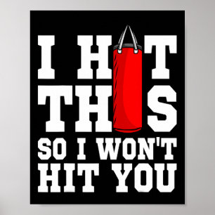 Ich habe das geschlagen, also werde ich dich nicht poster
