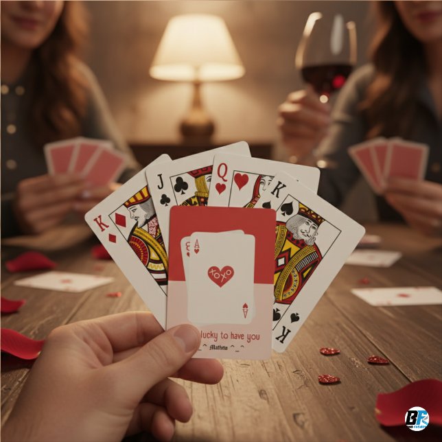 Ich habe das Glück, dass du Classic Poker Cards ha Spielkarten (Von Creator hochgeladen)