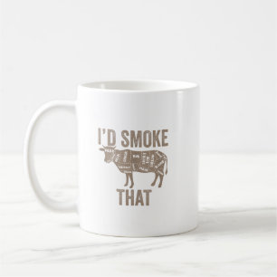 Ich habe das Grillen-Geschenk für das Kuhfleisch g Kaffeetasse
