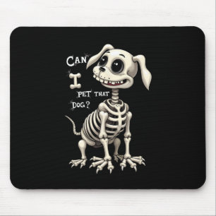 Ich habe das Hund Skelett Halloween Geschenke gege Mousepad