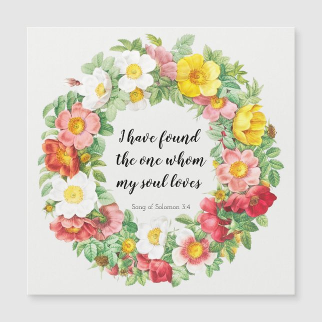 Ich habe das Lied der Solomon Magnet Card gefunden (Vorderseite)