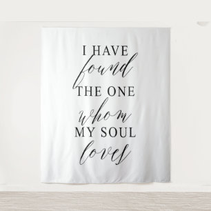 Ich habe das perfekte Hochzeitshintergrund-Banner  Wandteppich
