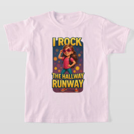 Ich habe das T-Shirt der Hallway Runway School ger