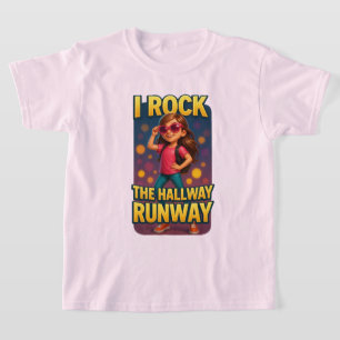 Ich habe das T-Shirt der Hallway Runway School ger