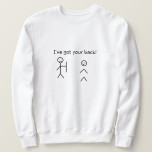 Ich habe deine Back Funny Stickman Meme Got Sweatshirt
