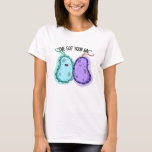 Ich habe deinen Bac Funny Bacteria Pun Got T-Shirt<br><div class="desc">Ich habe in Ihrem Bac Funny Bacteria Pun einen blauen und lila Bakterien besten Freund,  die wissen,  dass sie sich gegenseitig den Rücken got haben. Ein lustiges Pun-Geschenk für Familie und Freunde,  die Ihren Rücken got haben.</div>