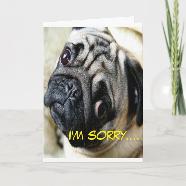 Ich habe deinen Geburtstag vergessen Karte (Vorderseite)