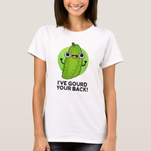 Ich habe deinen Rücken lustig Kürbis-Wortspiel  T-Shirt