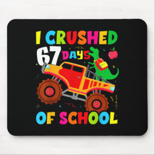 Ich habe den 67. Tag der Schule Dinosaurier 67 Tag Mousepad