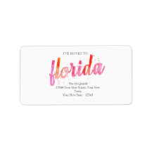 Ich habe den Aquarell Florida-Staat bewegt
