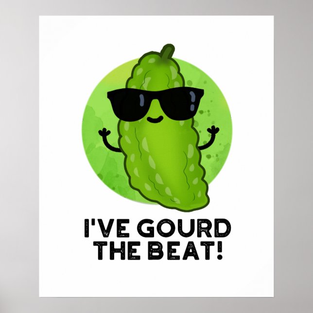 Ich habe den besten Funny Veggie Pun gegossen Poster (Vorne)