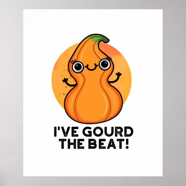 Ich habe den besten Funny Veggie Pun gegossen Poster (Vorne)