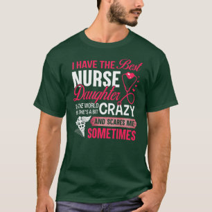Ich habe den besten Nurse-Tochter-lustigen Nurse-V T-Shirt