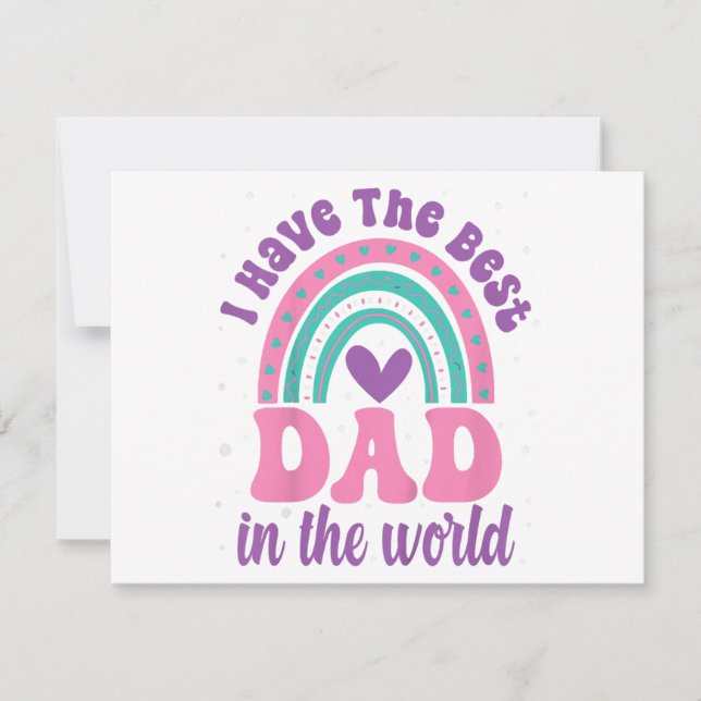 Ich habe den besten Vater in der Welt der Kinderfa (Vorderseite)