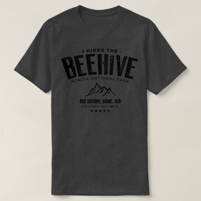 Ich habe den Bienenpfad Acadia Nationalpark Lo T-Shirt (Design vorne)