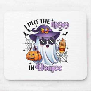 Ich habe den Boo in Boujee Funny Halloween Outfit Mousepad