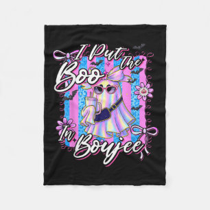 Ich habe den Boo in Boujee Funny Leopard Boujie Gh Fleecedecke
