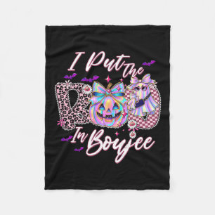 Ich habe den Boo in Boujee Funny Leopard Boujie Gh Fleecedecke