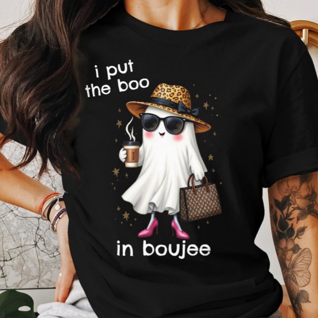 Ich habe den Boo in Boujee Ghost Coquette Hallowee Tri-Blend Shirt (Von Creator hochgeladen)