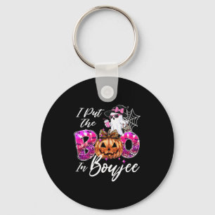 Ich habe den Boo in Boujee Niedlich Leopard Boujie Schlüsselanhänger