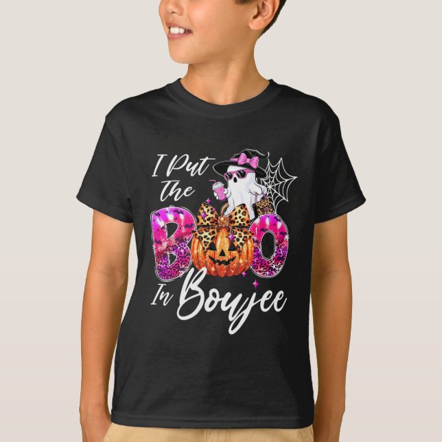 Ich habe den Boo in Boujee Niedlich Leopard Boujie T-Shirt (Vorderseite)