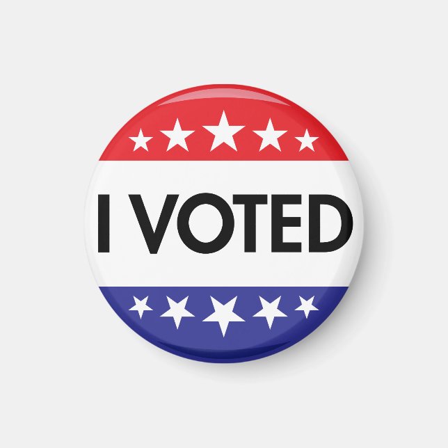 Ich habe den Button 2024 gewählt Magnet (Vorne)