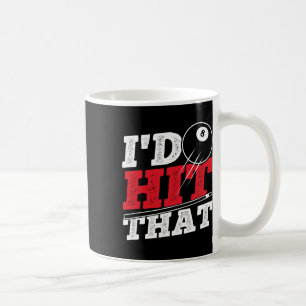 Ich habe den Cue Pool mit Billard getroffen Kaffeetasse
