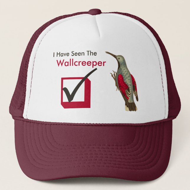 Ich habe den des Wallcreeper der Karo-Kasten Truckerkappe (Vorderseite)