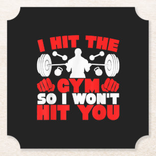 Ich habe den Fitnessraum getroffen, sodass ich auf Untersetzer