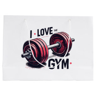 Ich habe den Fitnessraum Liebe Große Geschenktüte