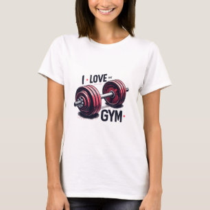 Ich habe den Fitnessraum Liebe T-Shirt
