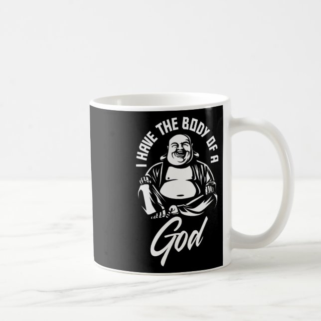 Ich habe den Geist eines Buddha-Fastens Typ und Kaffeetasse (Rechts)