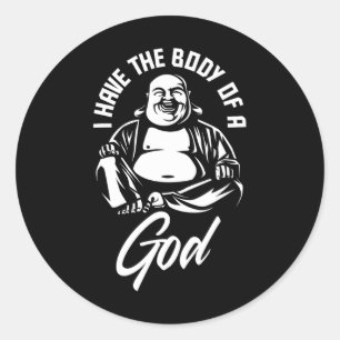 Ich habe den Geist eines Buddha-Fastens Typ und Runder Aufkleber