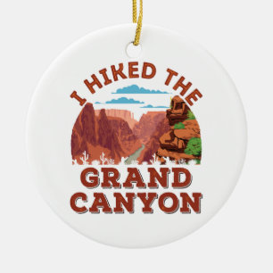 Ich habe den Grand Canyon angefahren Keramik Ornament