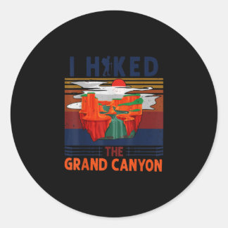 Ich habe den Grand Canyon Cool Retro Vintage Wande Runder Aufkleber