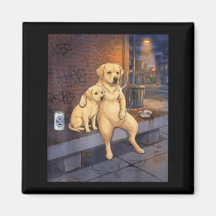 Ich Habe Den Hund In Mir Funny Labrador Retriever Magnet