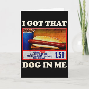 Ich Habe Den Hund In Mir Lustige Kombi 4. Juli Vin Karte