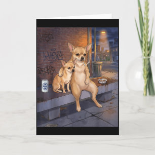 Ich Habe Den Hund In Mir Lustiger Chihuahua Trinkt Karte