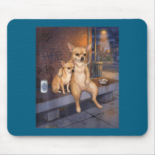 Ich Habe Den Hund In Mir Lustiger Chihuahua Trinkt Mousepad