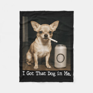 Ich Habe Den Hund In Mir Lustiger Hund Chihuahua F Fleecedecke