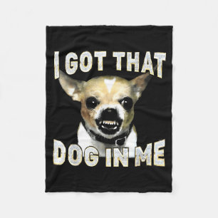 Ich Habe Den Hund In Mir Lustiger Hund Chihuahua L Fleecedecke