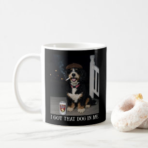 Ich Habe Den Hund In Mir, Lustiges Bernedoodle-Mem Kaffeetasse
