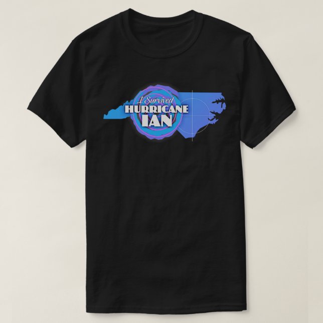Ich habe den Hurrikan II überlebt 1 T-Shirt (Design vorne)
