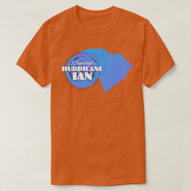 Ich habe den Hurrikan II überlebt 2 T-Shirt (Design vorne)