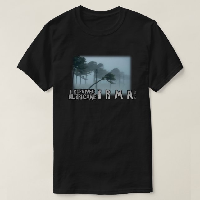 Ich habe den Hurrikan Irma-Trübsinn überlebt T-Shirt (Design vorne)