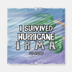 Ich habe den Hurrikan Irma überlebt Magnet